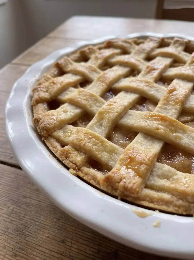 Classic Lattice Apple Pie
