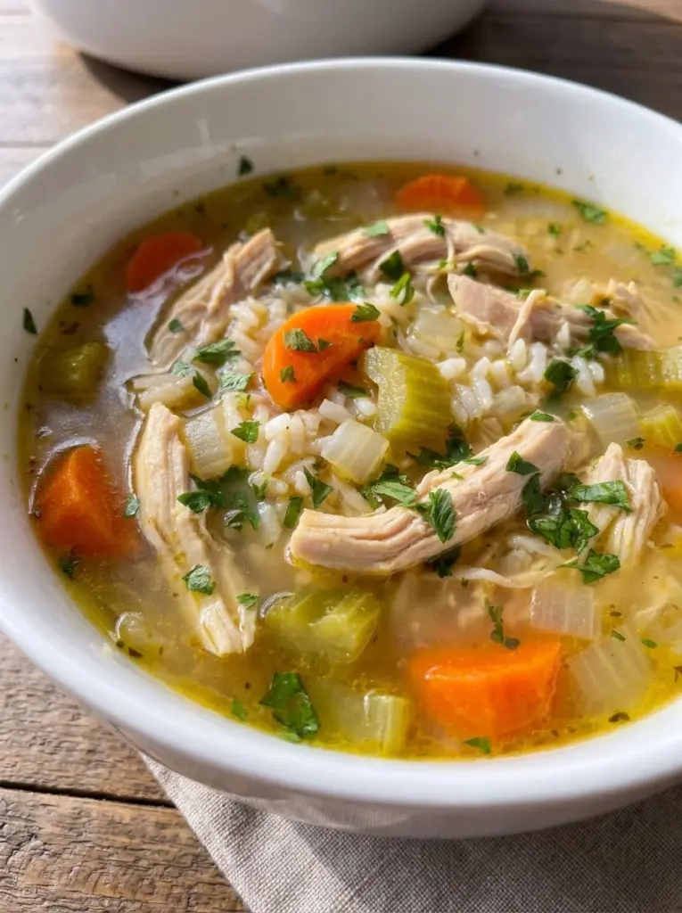 Comforting Chicken and Rice Soup