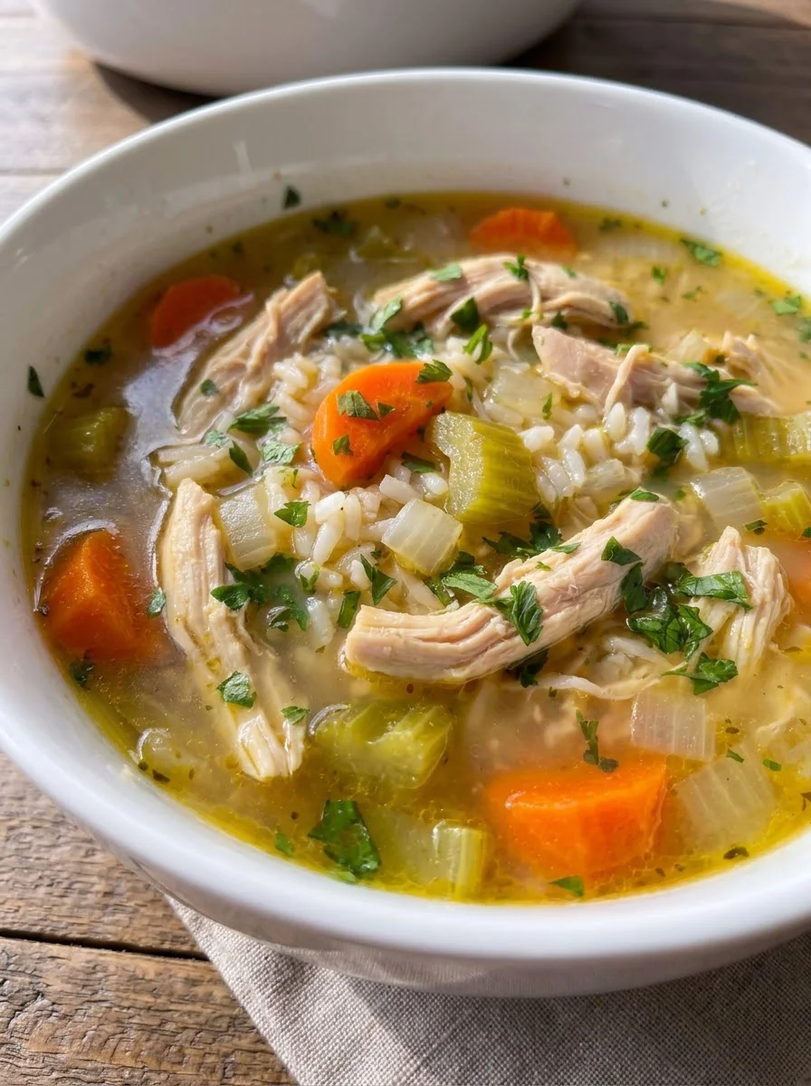 Comforting Chicken and Rice Soup