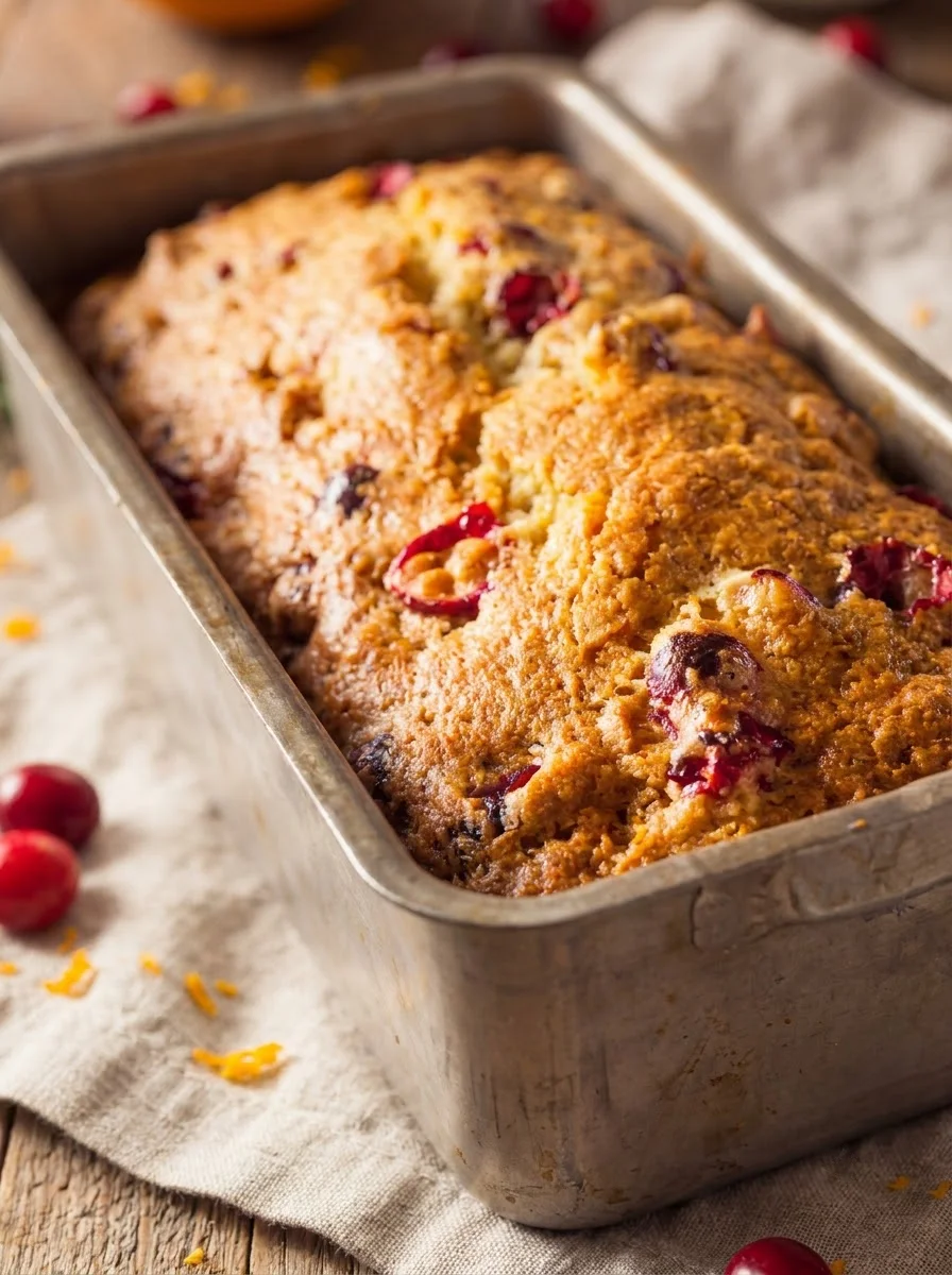 Cranberry Orange Oatmeal Bread