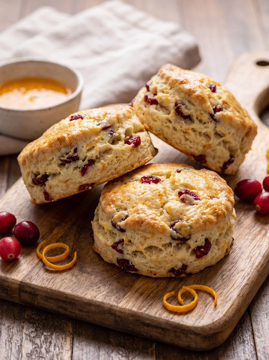 Cranberry Orange Scones