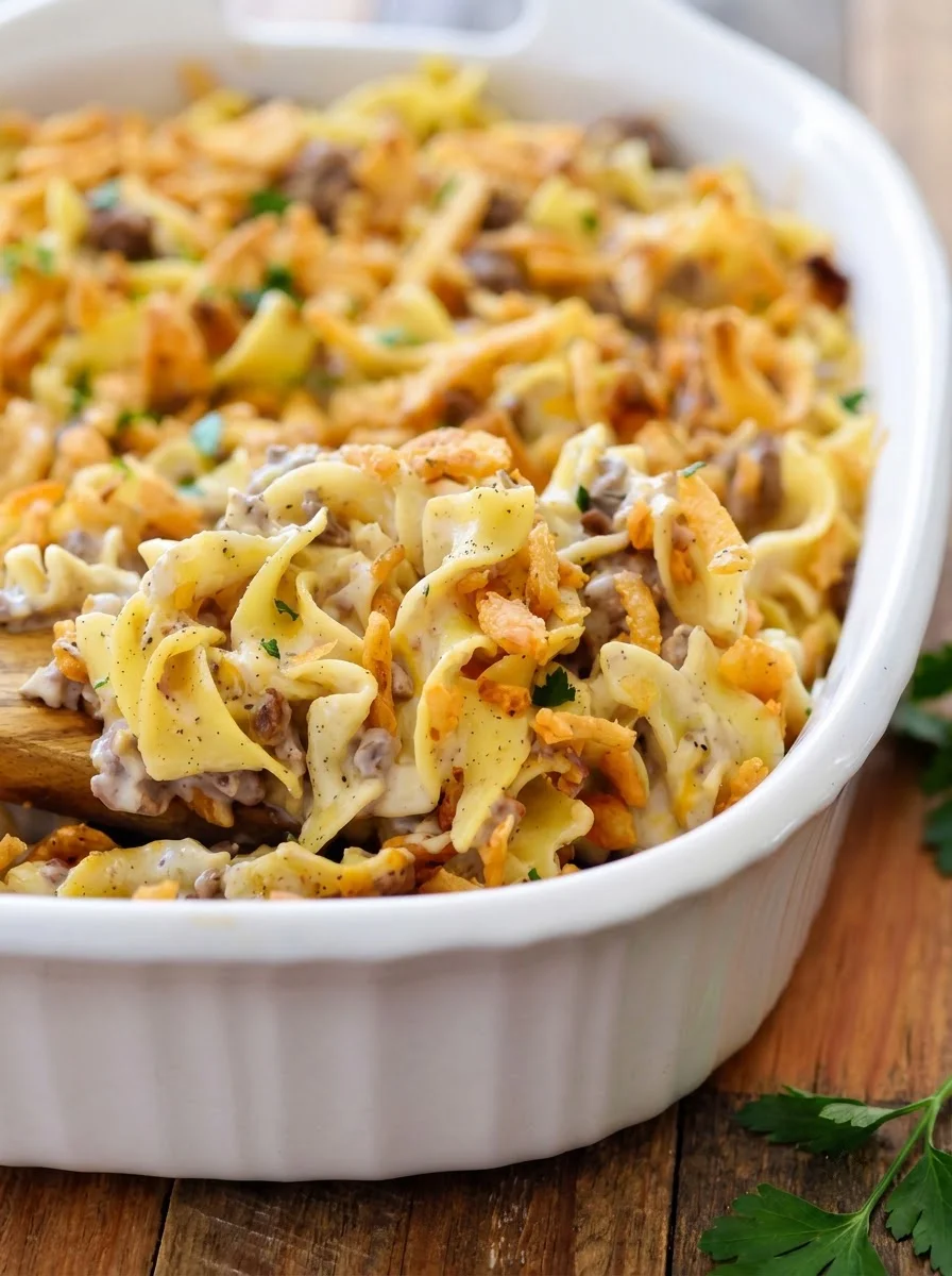 French Onion Beef Casserole