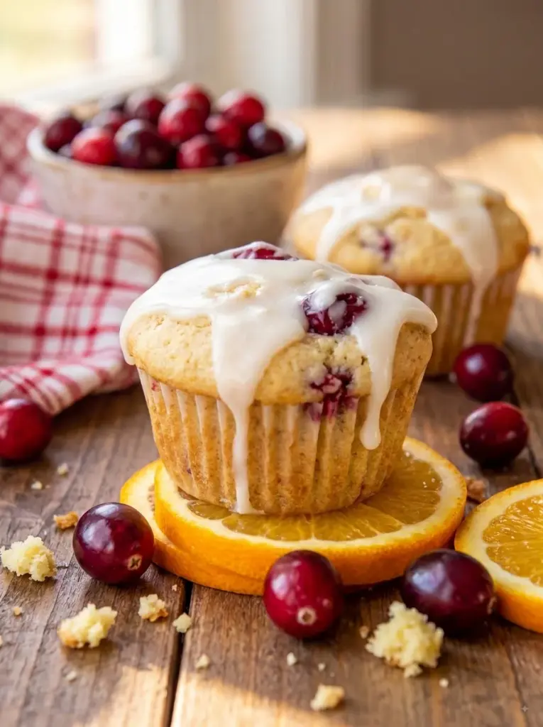 Gluten-Free Cranberry Orange Muffins