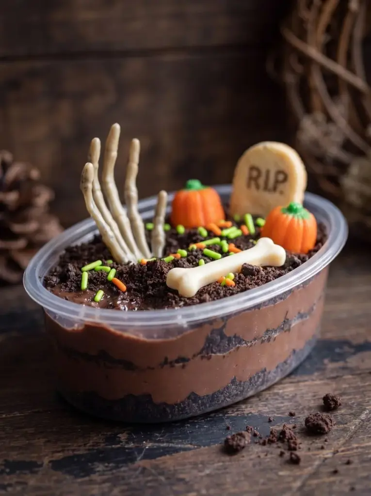 Halloween Graveyard Dirt Cups