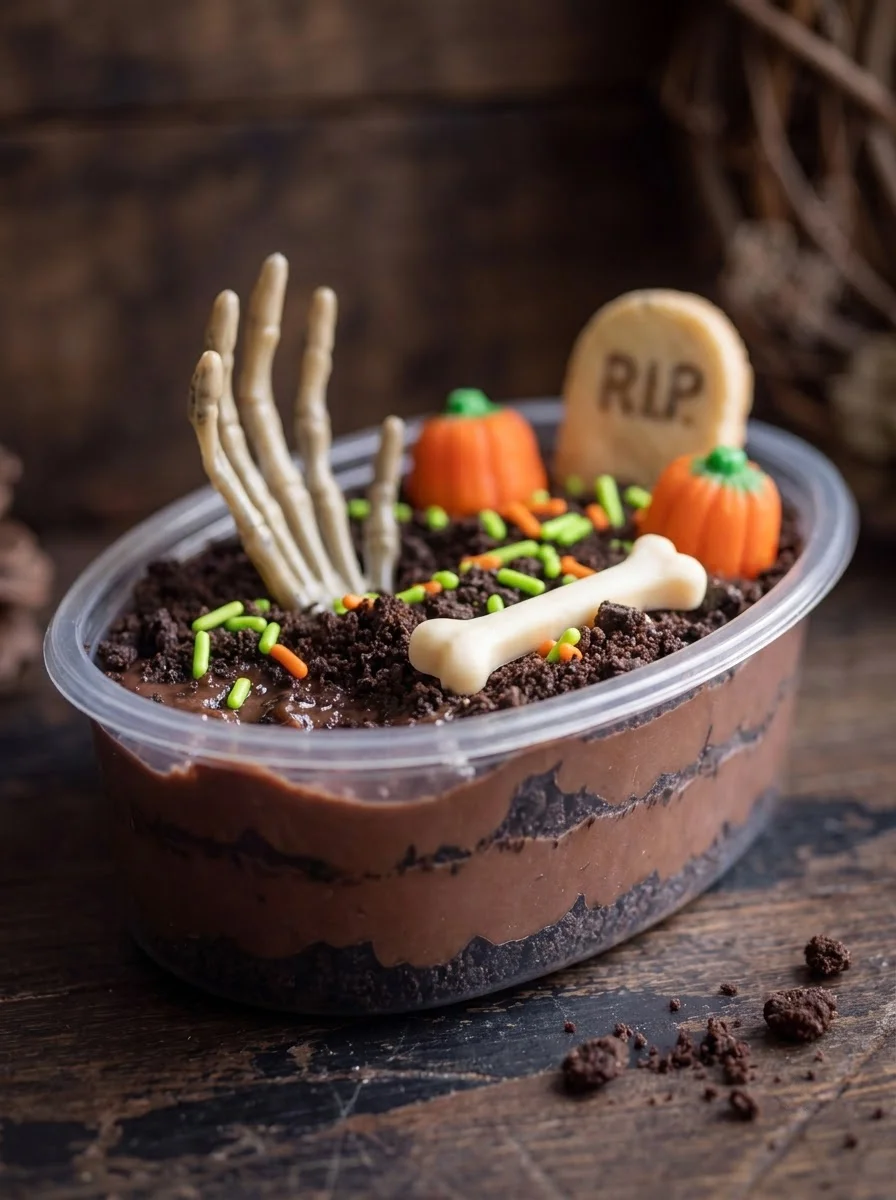 Halloween Graveyard Dirt Cups