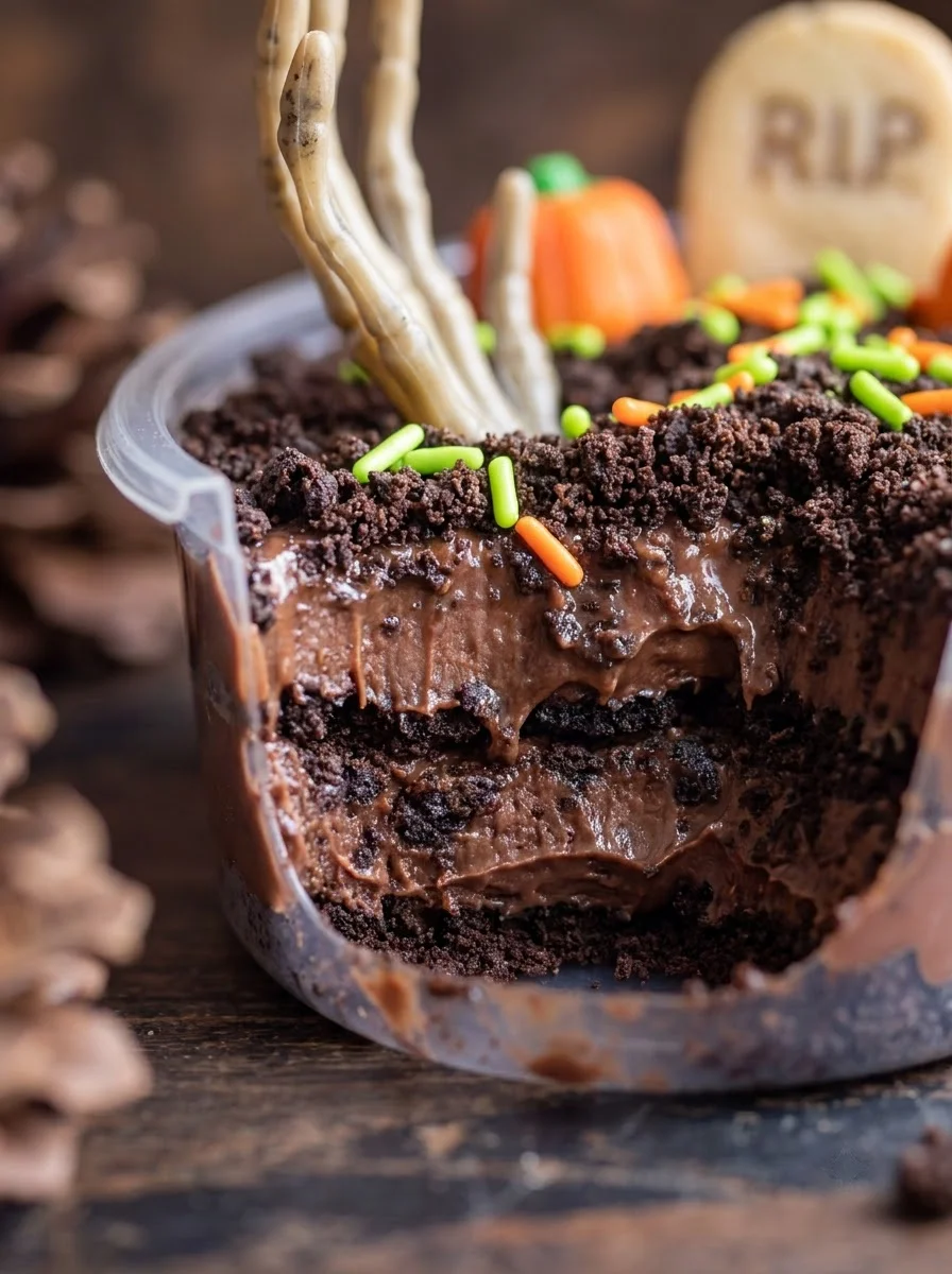 Halloween Graveyard Dirt Cups Halloween