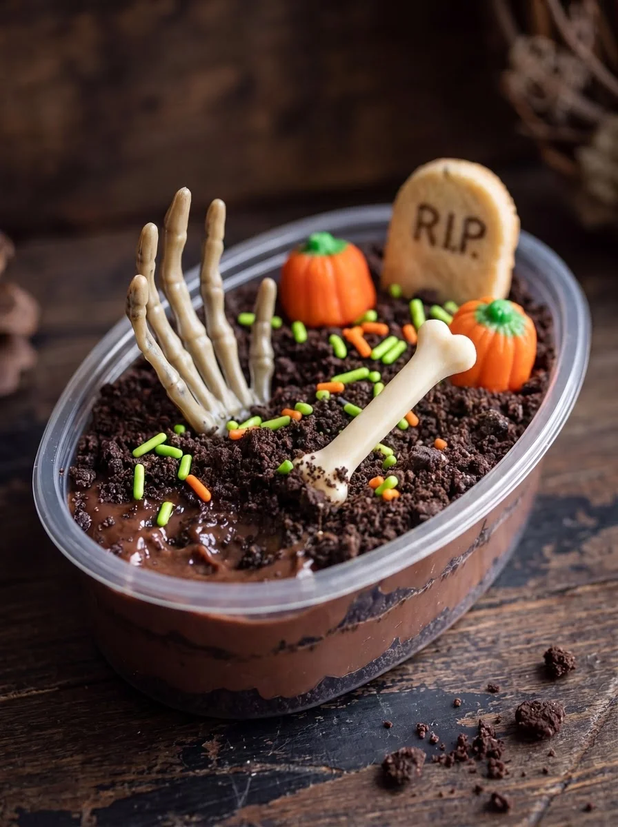 Halloween Graveyard Dirt Cups Halloween