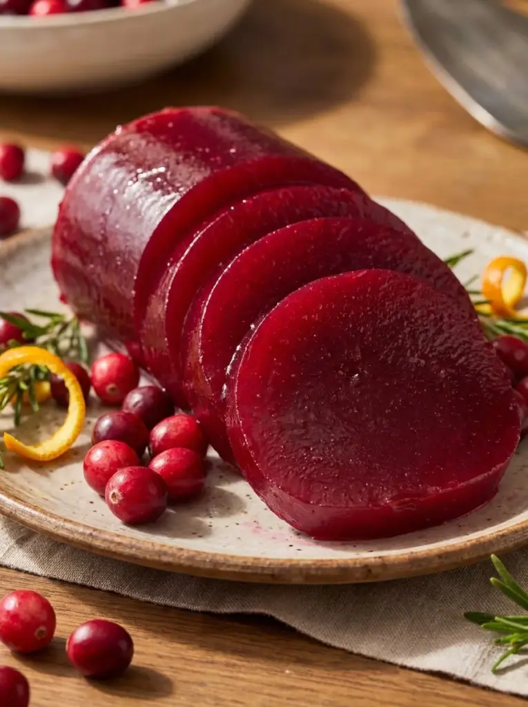 Homemade Jellied Cranberry Sauce