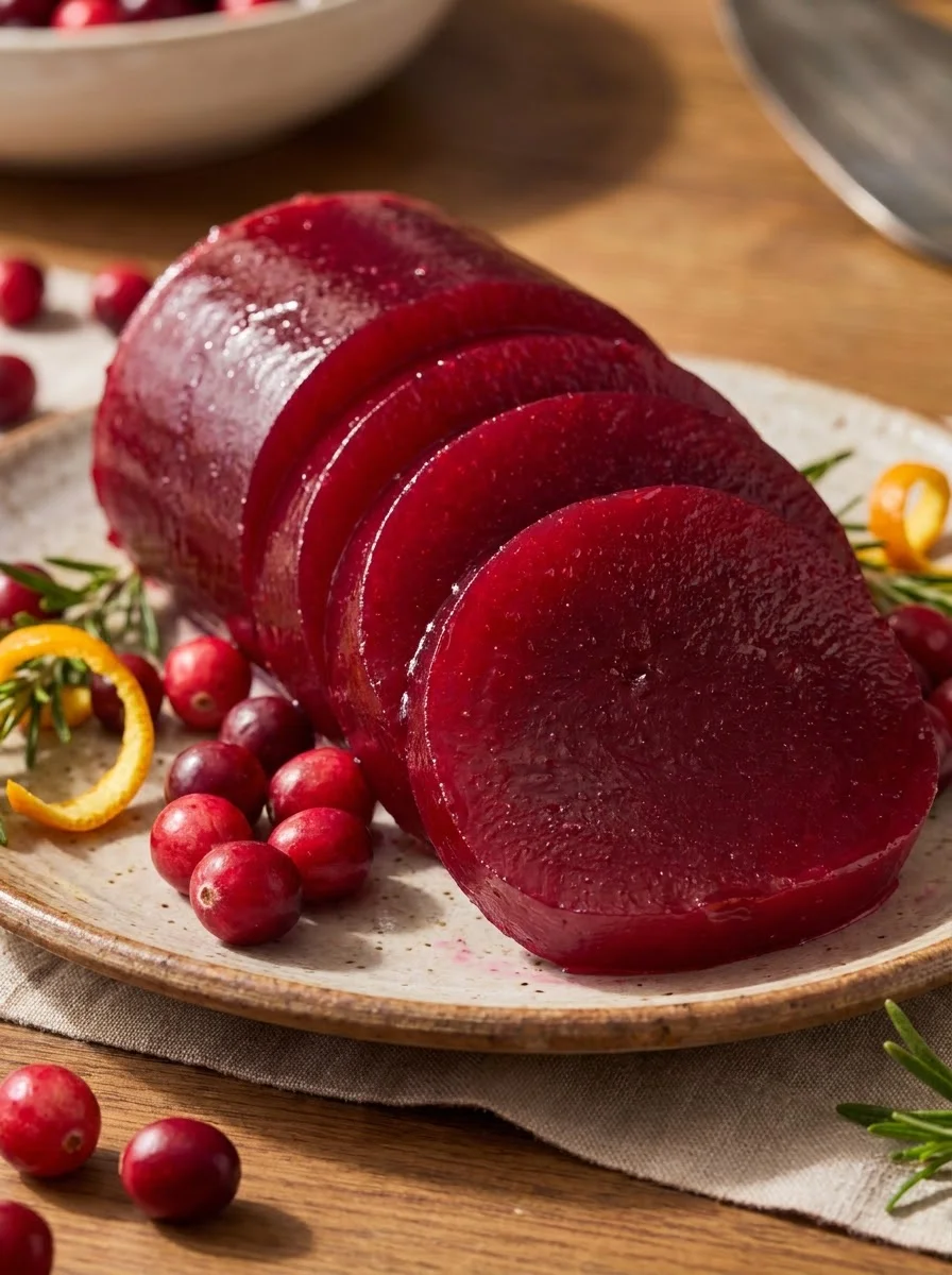 Homemade Jellied Cranberry Sauce