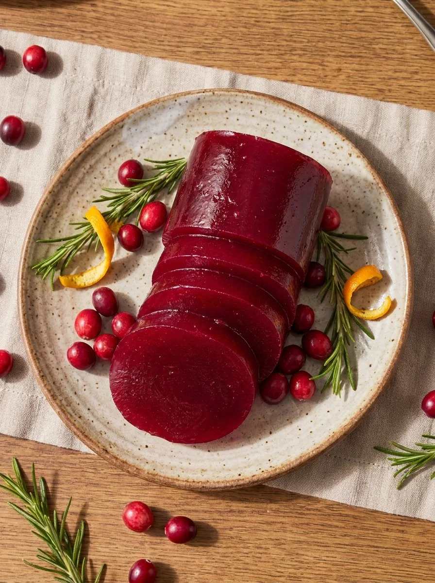 Homemade Jellied Cranberry Sauce Homemade