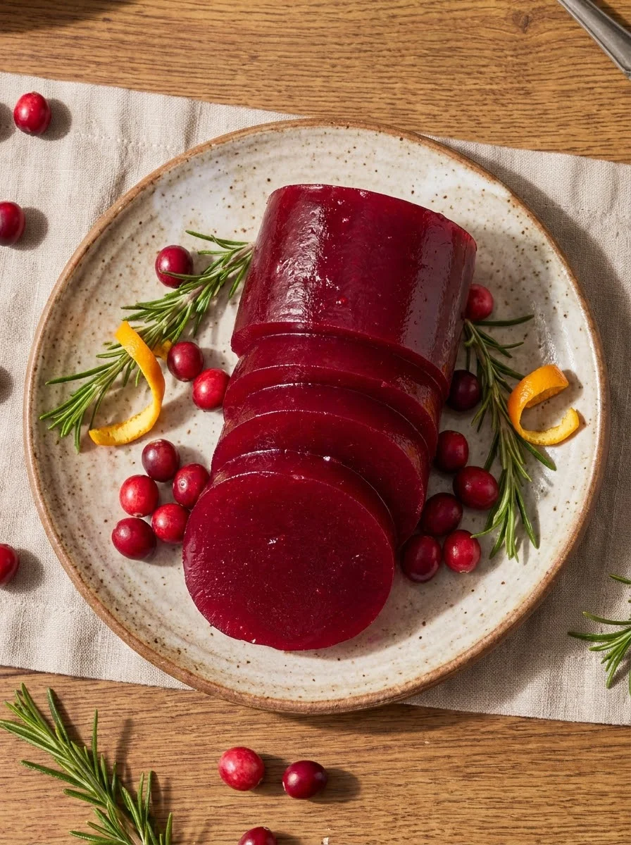 Homemade Jellied Cranberry Sauce Homemade