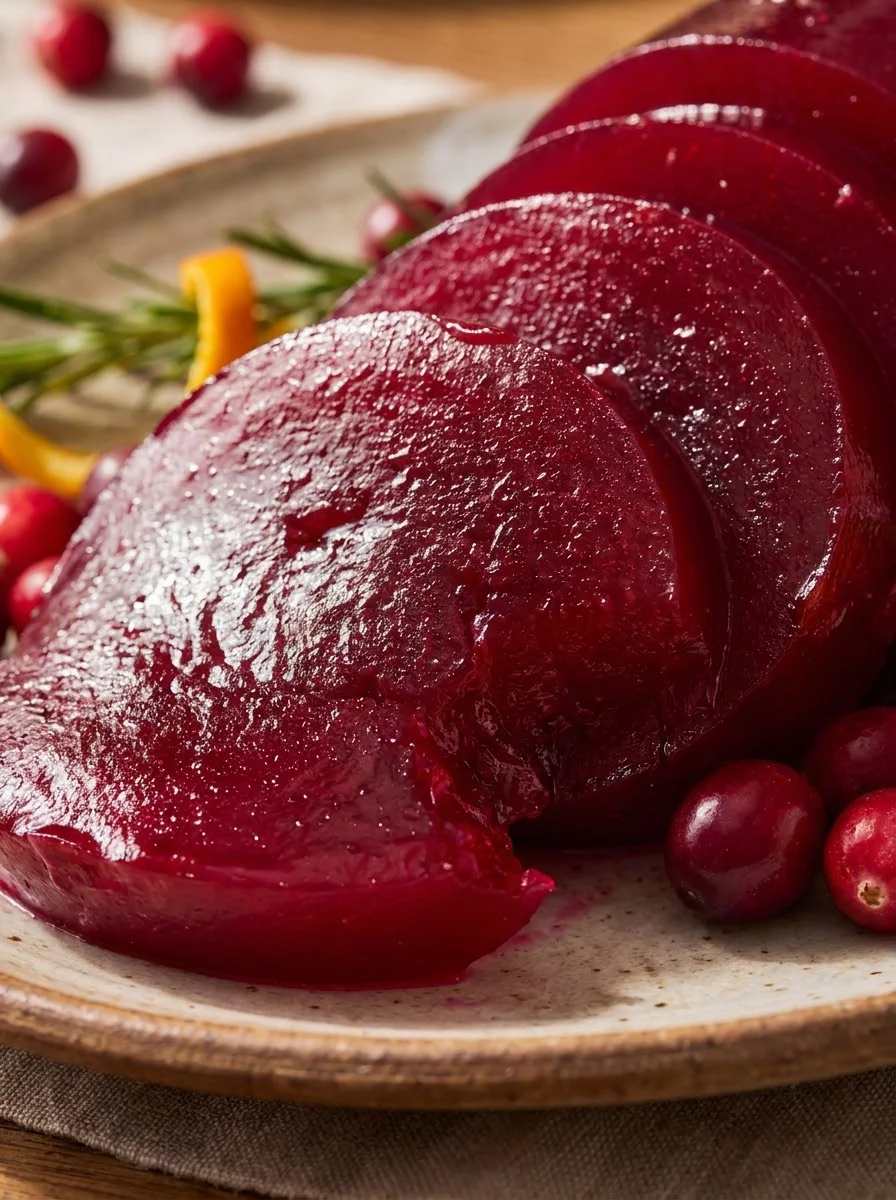 Homemade Jellied Cranberry Sauce Homemade
