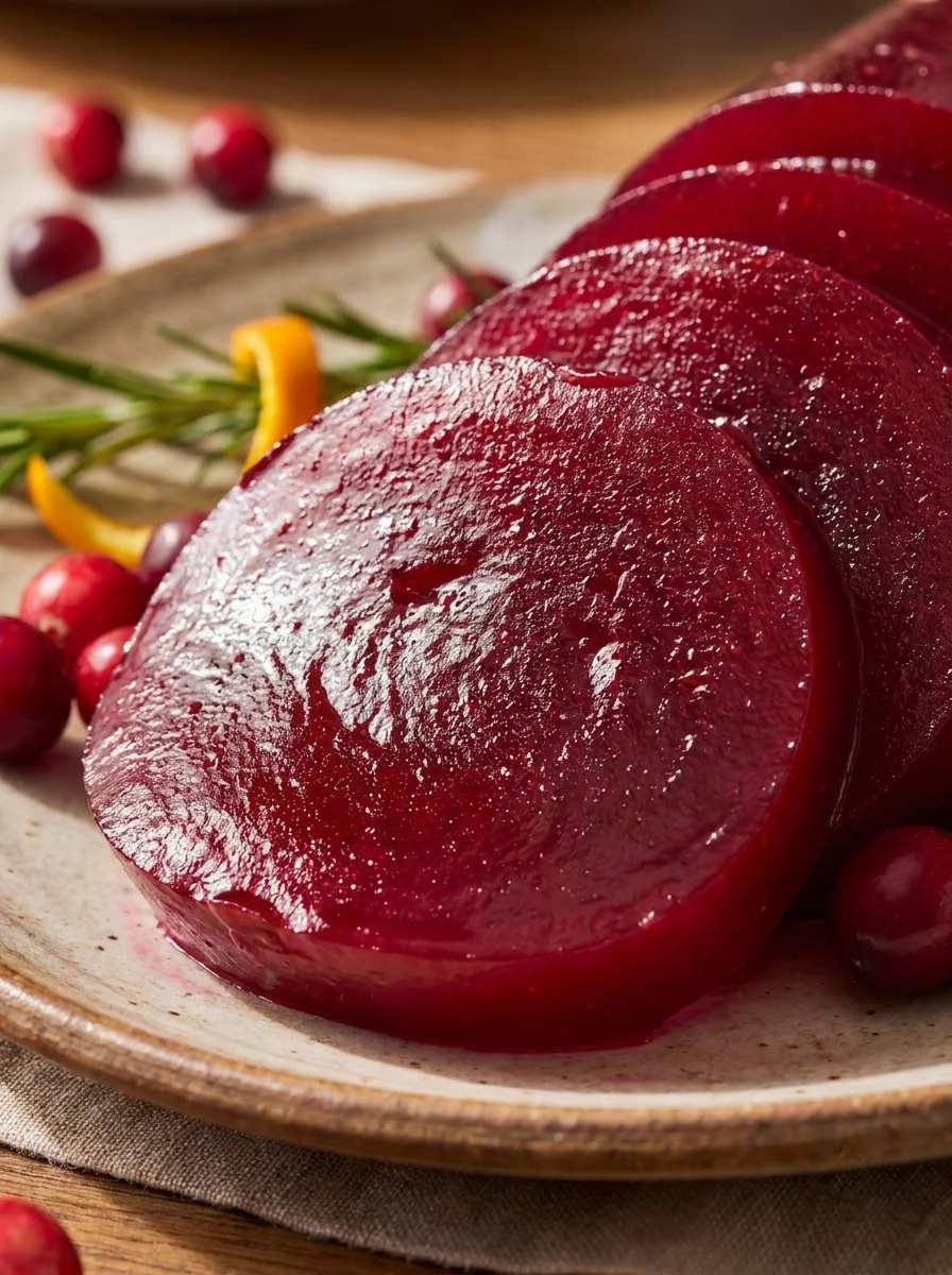 Homemade Jellied Cranberry Sauce Homemade