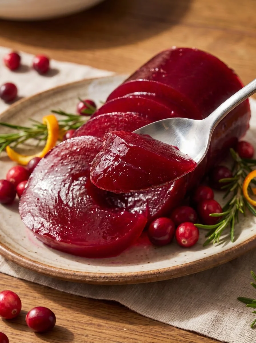 Homemade Jellied Cranberry Sauce Homemade