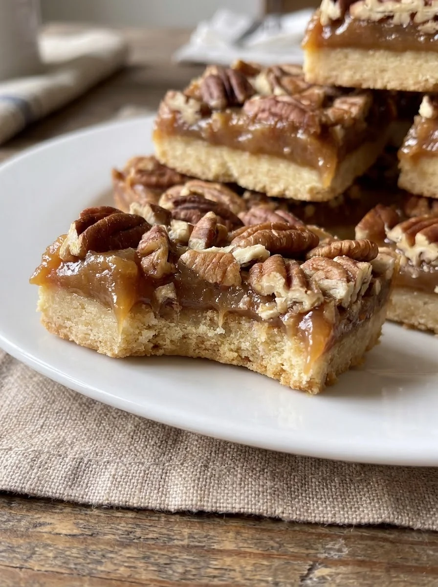 Pecan Caramel Bars Pecan