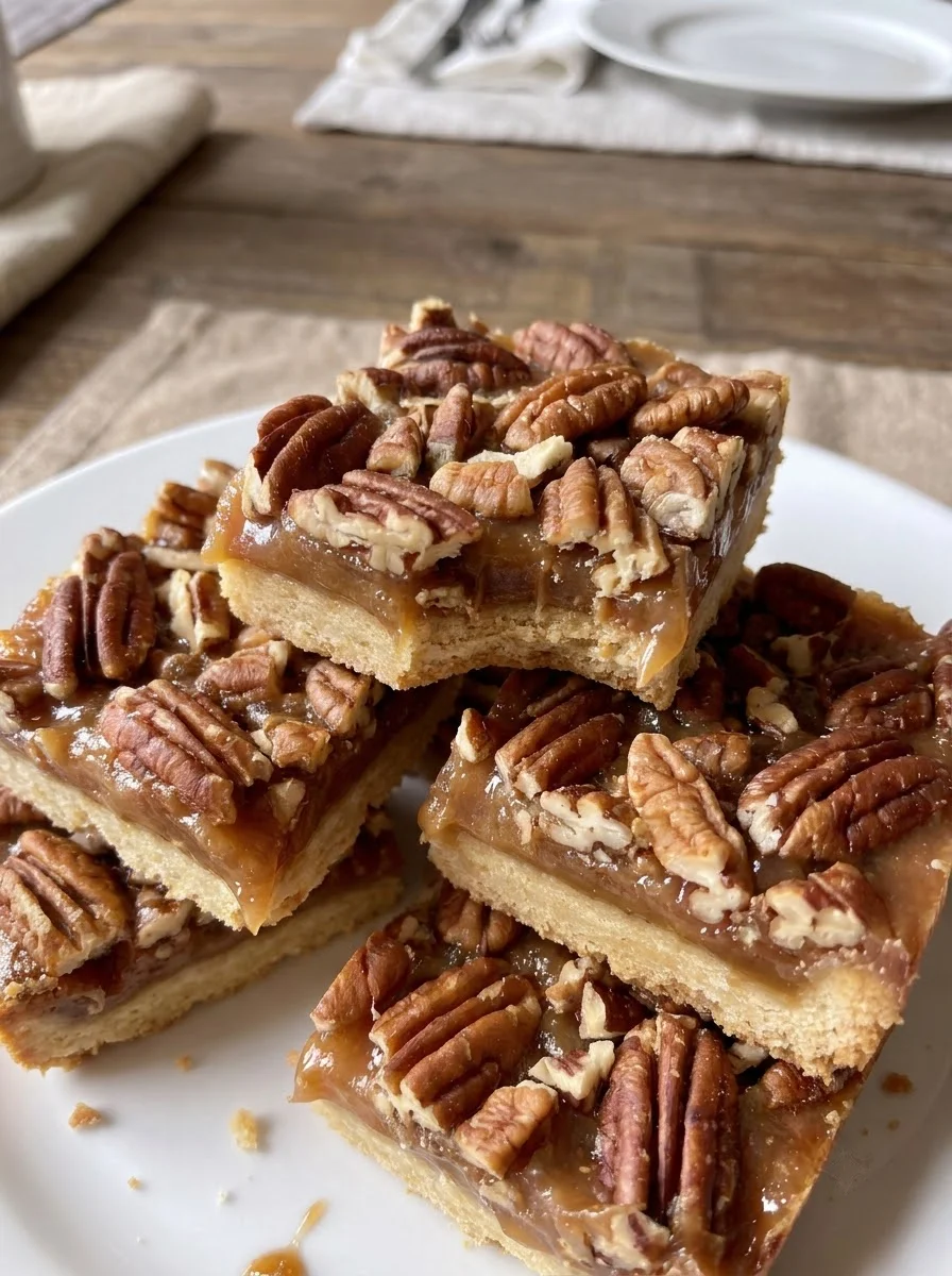 Pecan Caramel Bars Pecan