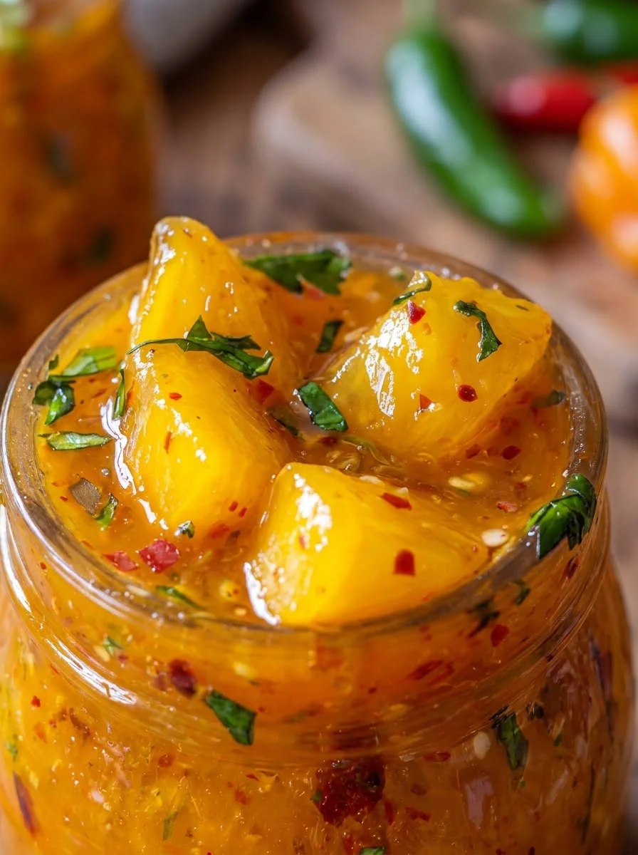 Pineapple Habanero Hot Sauce Pineapple