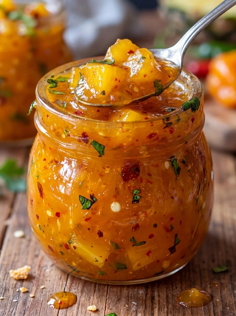 Pineapple Habanero Hot Sauce Pineapple