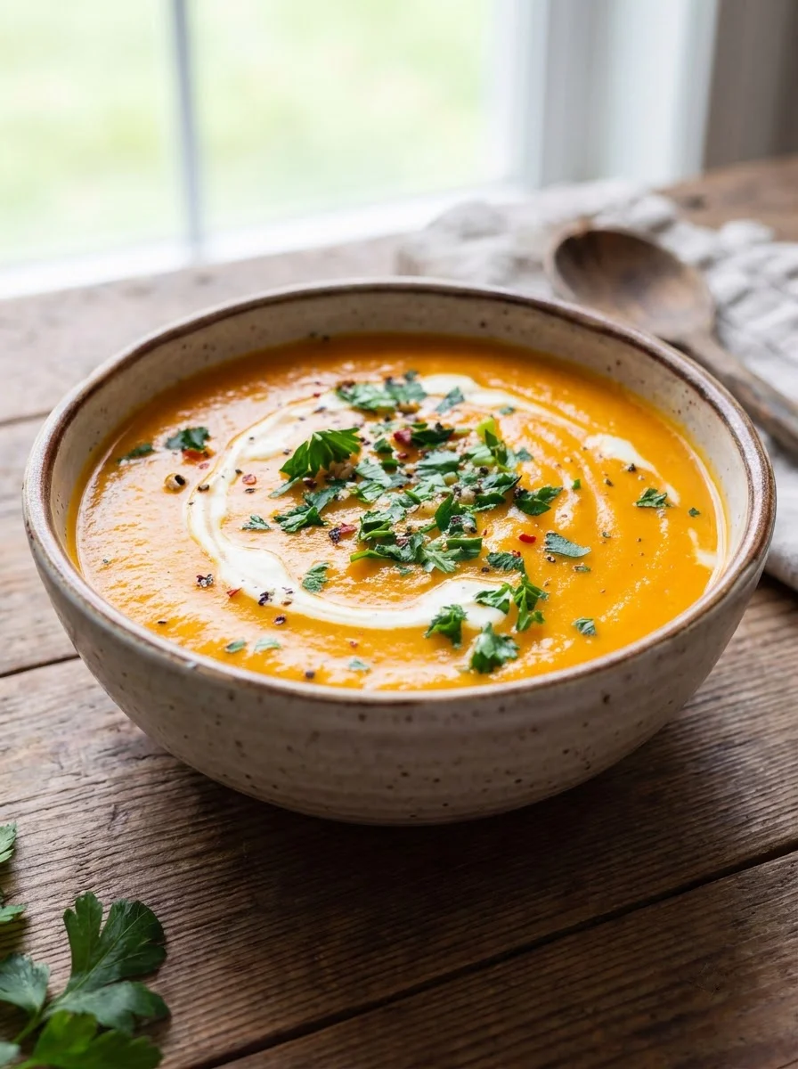 The Best Roasted Butternut Squash Soup