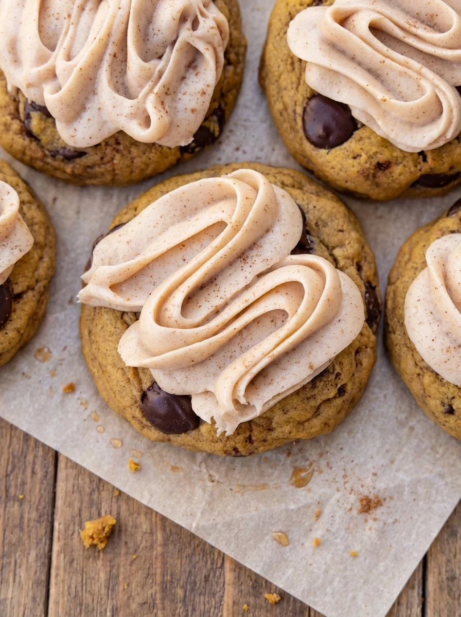 Pumpkin Chocolate Chip Cookies Pumpkin