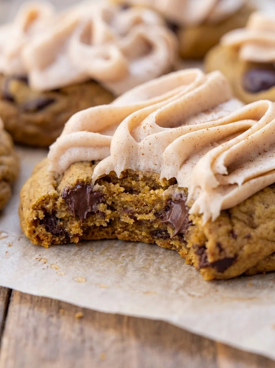 Pumpkin Chocolate Chip Cookies Pumpkin