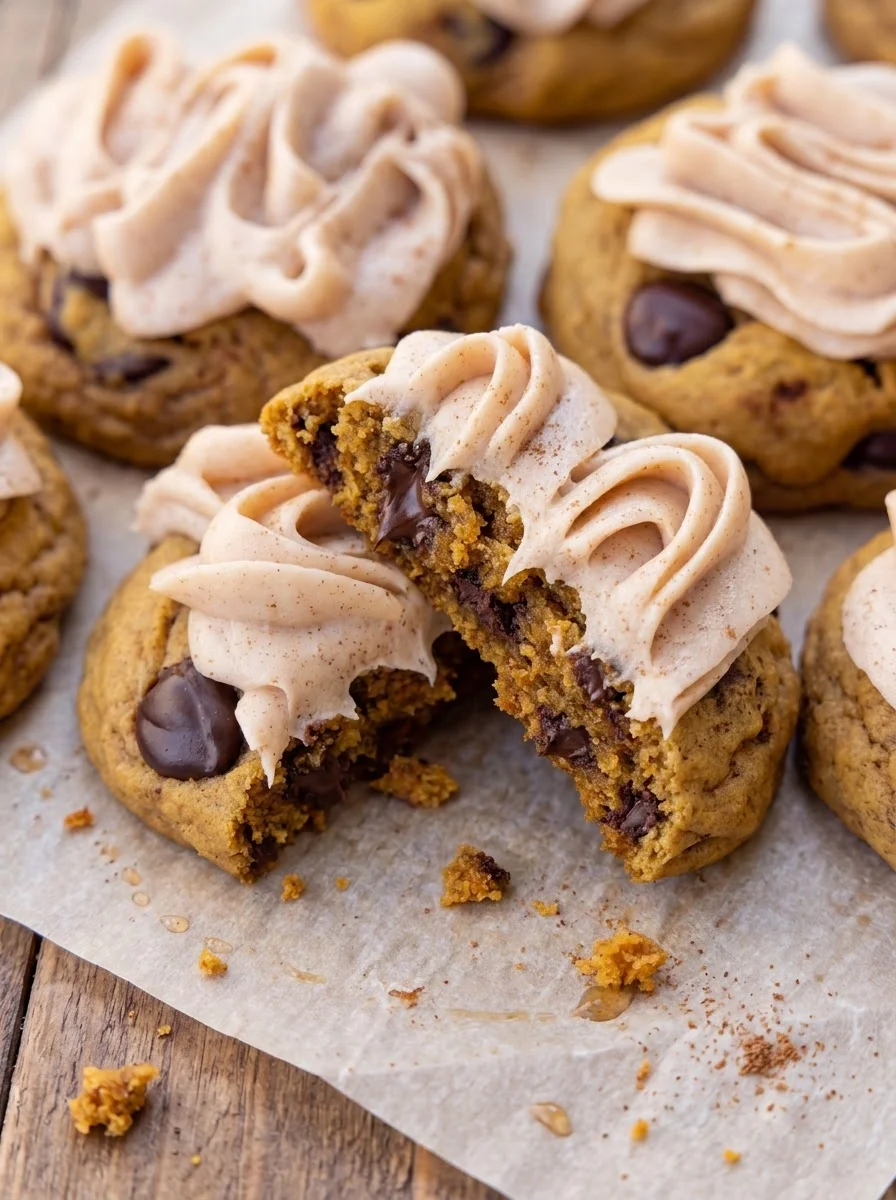 Pumpkin Chocolate Chip Cookies Pumpkin