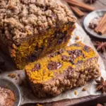 Pumpkin Chocolate Chip Streusel Bread