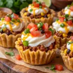 Cheesy Taco Cupcakes