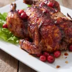 Cranberry Maple Roast Chicken