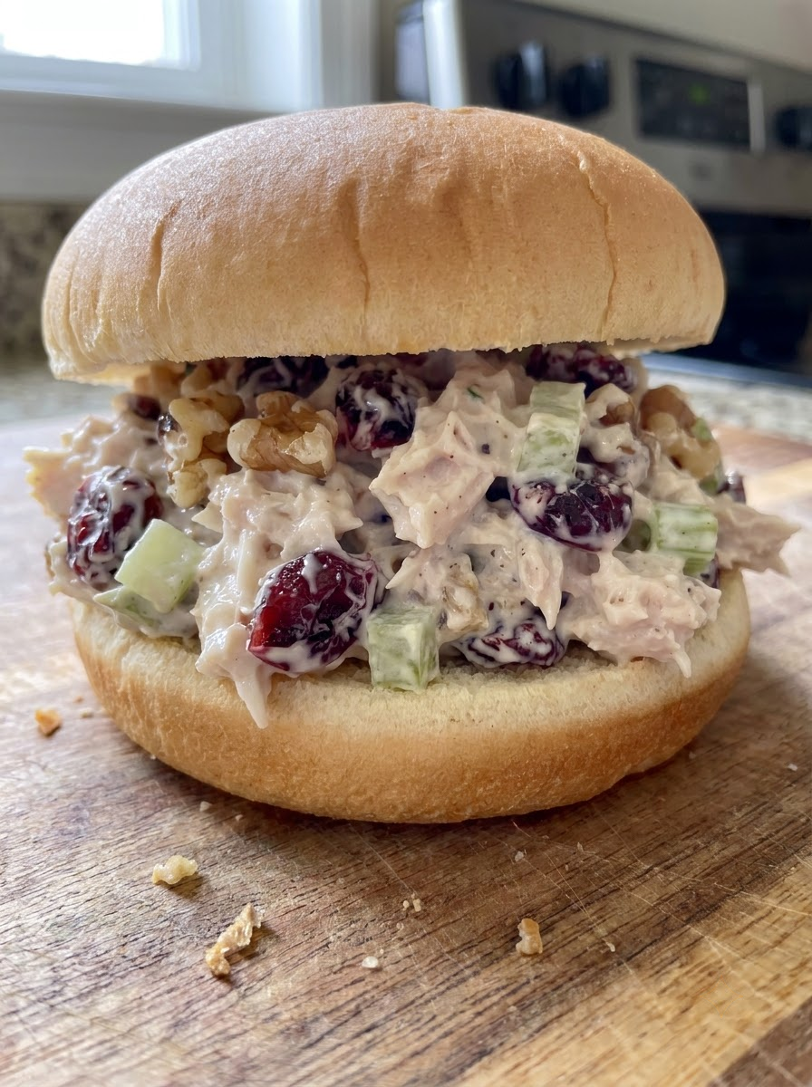 Cranberry Walnut Chicken Salad
