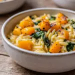 Creamy Orzo with Roasted Butternut Squash