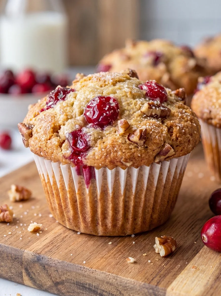 Fresh Cranberry Orange Muffins