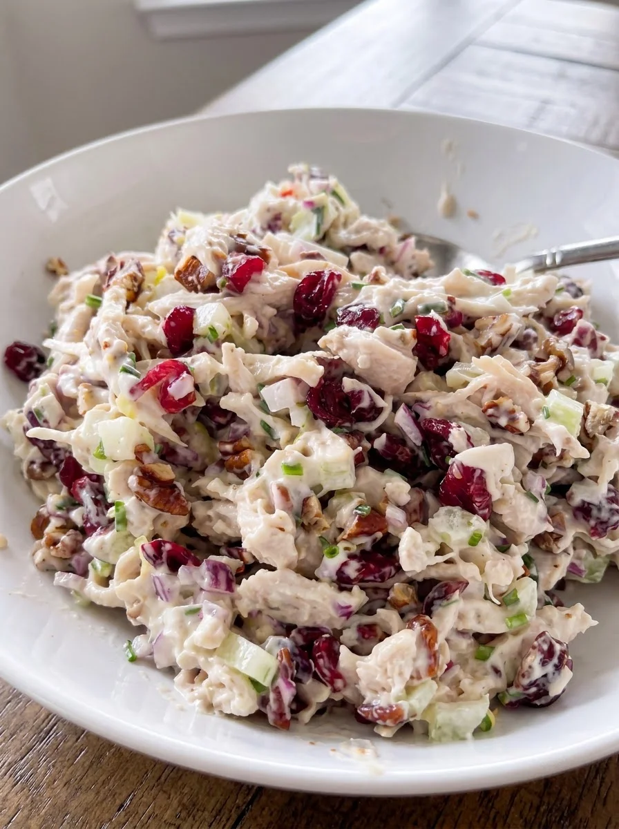 Healthy Cranberry Chicken Salad