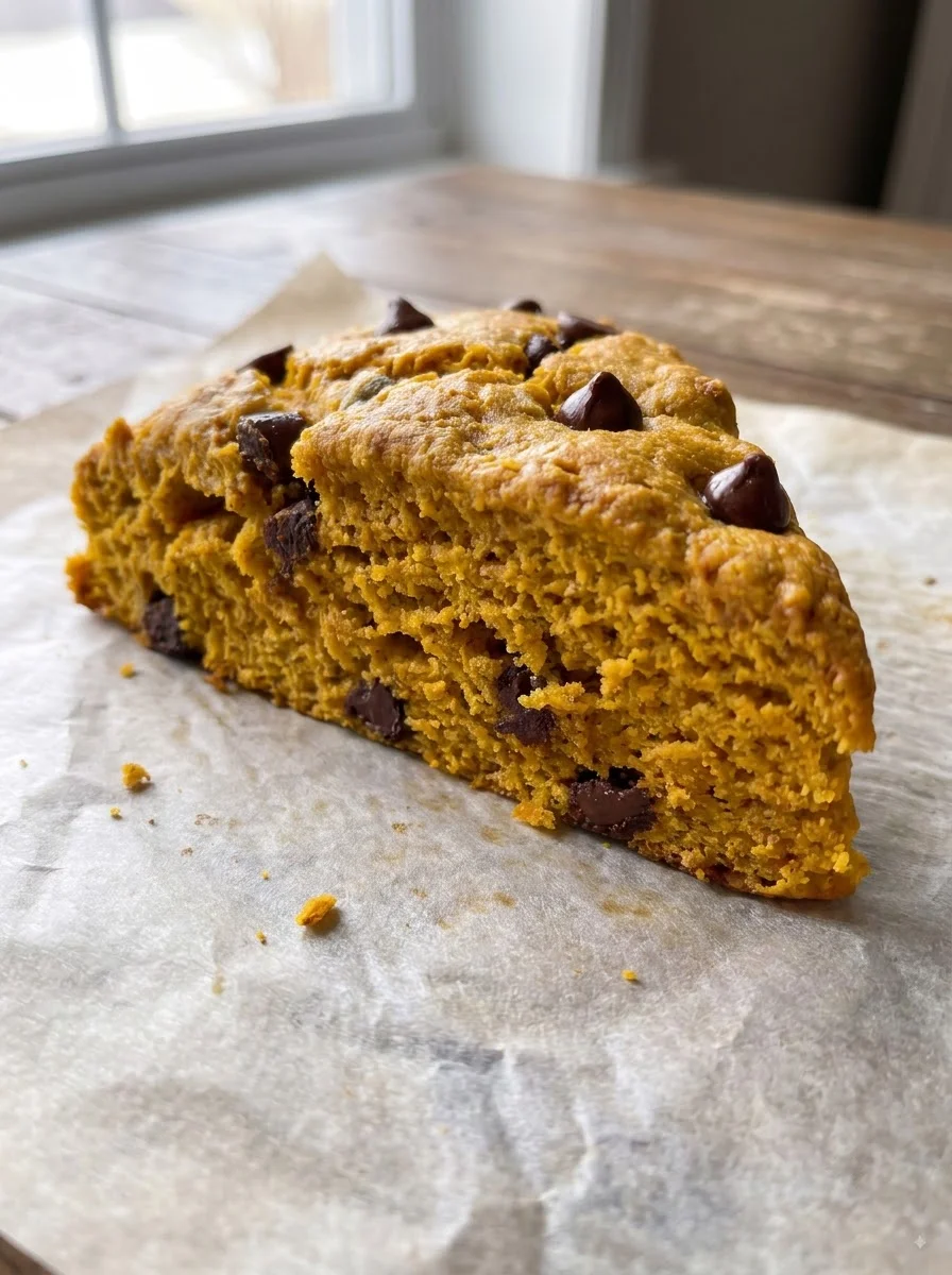 Pumpkin Chocolate Chip Scones