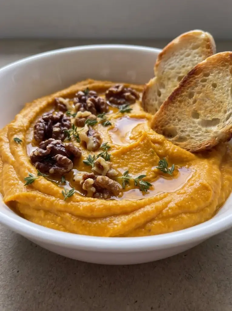 Pumpkin Whipped Feta with Honey Th