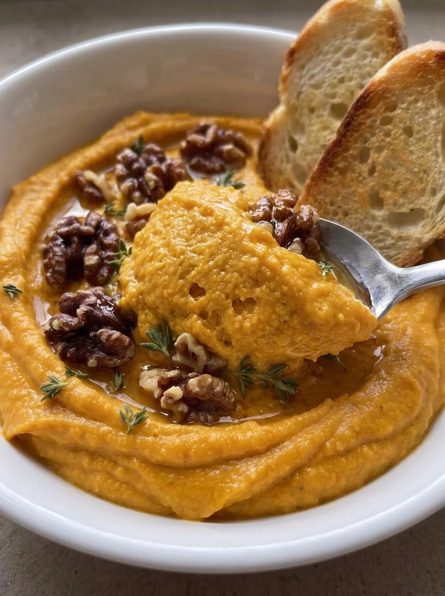 Pumpkin Whipped Feta with Honey Th Pumpkin
