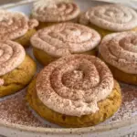 Soft Pumpkin Cookies with Cinnamon Frosting