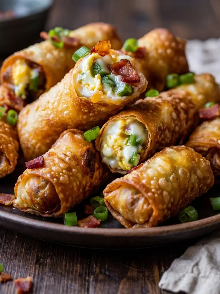 Spicy Jalapeño Popper Rolls with Bacon