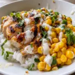 Street Corn Chicken Rice Bowl